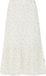 Protest Prtannebel Rok Dames Kuitlengte Tailleband elastiek Canvas Offwhite
