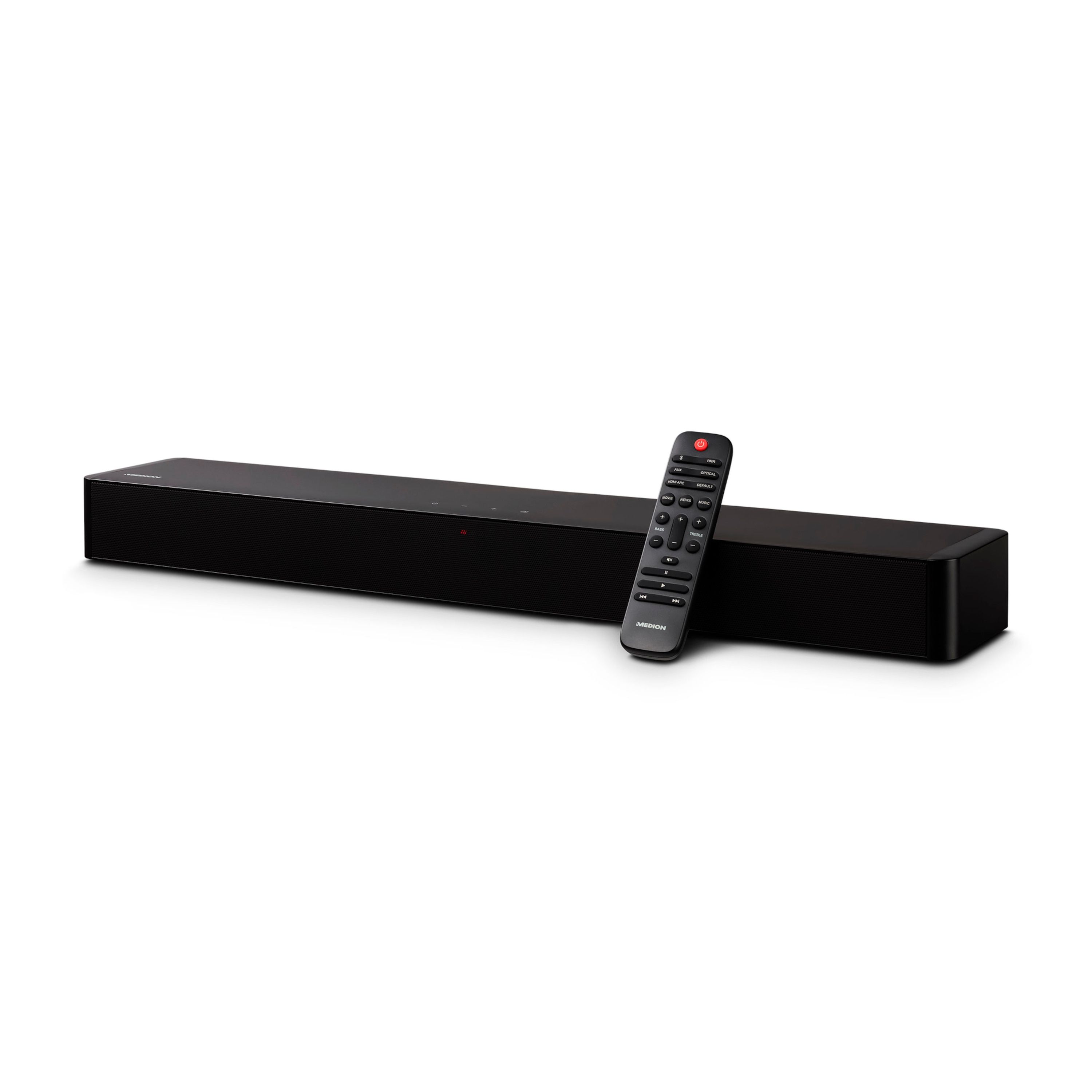 MEDION P61155 2.0 Soundbar - Bluetooth 5.1, HDMI, AUX, Optisch - Zwart