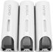 Merkloos Allecta - Wandgemonteerde shampoo en conditioner dispenser set voor badkamer - Zeepdispenser zonder boren - Douchegel shampoo conditioner dispenser - 3 stuks
