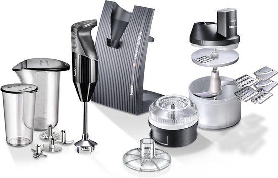 Bamix SwissLine Superbox M200 Staafmixer - Zwart + Kookboek
