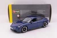 Bburago Porsche Taycan Turbo S Blue 1:24 Bburago