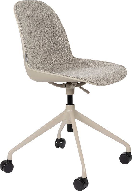 Zuiver Albert Kuip Bureaustoel - Taupe - Stof - Grijs