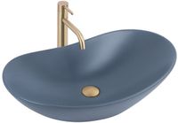 REA Royal Opzetwastafel Bleu Mat Keramiek 61,5x35,5x15,5cm