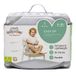 BabyToLove | Rehausseur de chaise pliable compact pour bébé avec coussin imperméable, harnais 3 points et poignée de transport | White Stars