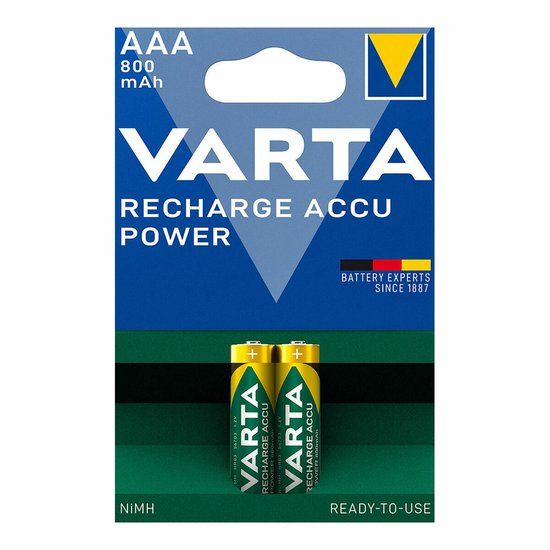 Varta AAA Oplaadbare Batterijen