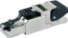Telegärtner 100023039 RJ45-stekker CAT 6A afgeschermd 100023039 Stekker, recht Aantal polen (sensoren) 8P8C Metaal 1 st