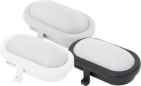 Ritos LED Ovaal lamp 10 Watt, Grijs