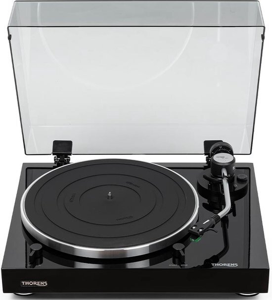 Thorens TD 204 zwart Platenspeler