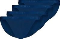 Skiny Slip Verpakking van 4 Blauw Katoen Mannen XL