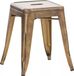 And OutdoorMatch Tabouret industriel Ben - Cuivre - Design rustique - Set de 1