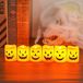 Non-branded Halloween LED Pumpkin Lanterns Set - 6 Pieces Weather-resistant Decoration