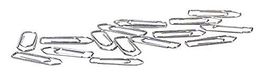 Durable 129825 paperclips (32 mm) 0,5 kg = ca. 1180 stuks gegalvaniseerd.