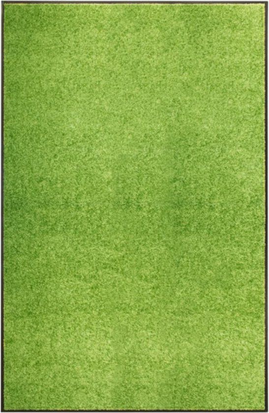vidaXL Deurmat wasbaar 120x180 cm groen