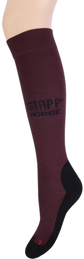 STAPP [horse] 33800 DEOCELL Kniekousen Bordeauxrood Maat 39-42 Unisex Polyamide