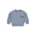 LEVV sweater met borduursels - blauw