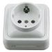 Elektrische SCHUKO Elektrische mechanismen - Serie BF-18-040355 WIT OPPERVLAK