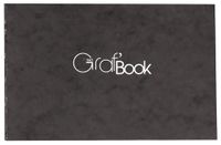 Clairefontaine 975804C Genaaid Schetsboek Graf'Book 360° - 100 Vellen Wit Tekenpapier met Glad Oppervlak - 15,2x21 cm 100g - Liggende Oriëntatie