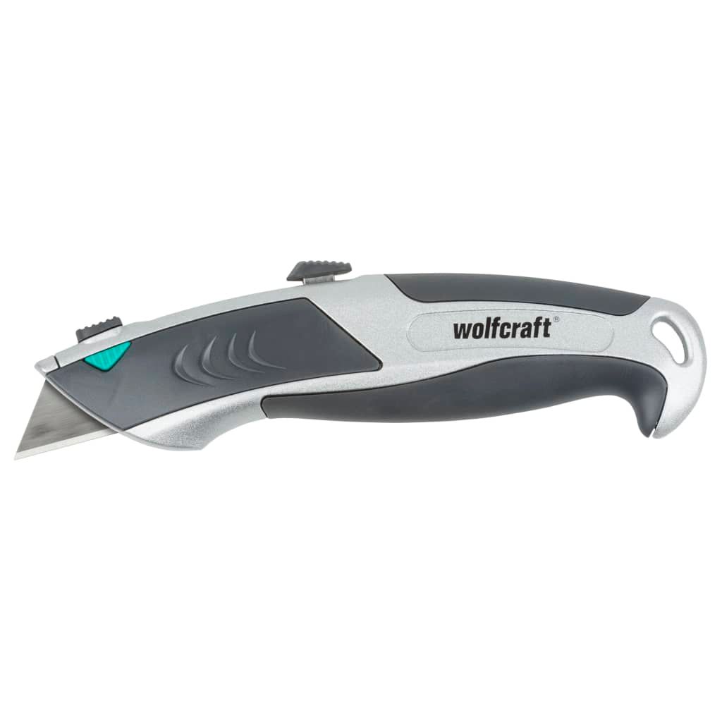 Wolfcraft Professioneel afbreekmes zelfladend - grijs