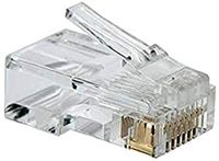 PremiumCord Connector RJ45 8-polig - voor kabels, verpakking van 50 stuks in zak