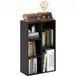 HOMCOM Bibliothèque - Panneau de particules - 50x24x80cm - Noir