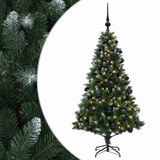 vidaXL Kunstkerstboom met Ballen 150 cm 150 LED's Warmwit