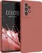 kwmobile telefoonhoesje geschikt voor Samsung Galaxy A53 5G - Hoesje met siliconen coating - Smartphone case in winter roze