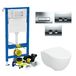 Geberit up100 Toiletset Tropea By Geberit | Softclose | Delta Drukplaat