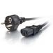 C2G 2M Voedingskabel (IEC320C13 tot CEE 7/7) 6 Foot Kettle Lead vermogen Cord