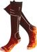 Chaussettes chauffantes - laine mérinos - rechargeables - chauffage pour les orteils et le pied entier