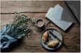 Dietrix Inductie beschermer 60x60 - Food - Croissant en boek