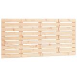 VidaXL Hoofdbord wandmontage 126x3x91,5 cm massief grenenhout