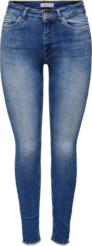 ONLY ONLBLUSH MID SK REA1319 Skinny Jeans - Medium Blue Denim - Women's