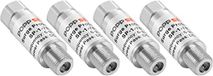 POPPSTAR 4x Overspanningsbeveiliging SAT Antenne (Beveiligingsadapter F-connector (m/v)) Bescherming Bliksem voor Coaxkabel en Satelliet (Coax, Kabel, Tv, DVB-S, DVB-T, LNB)