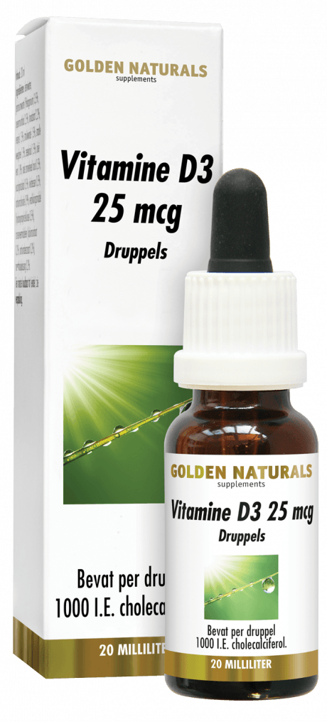 Golden Naturals Vitamine D3 25 mcg Druppels