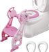 Toilettrainer met trap - Roze