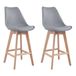 Happy Garden Bancs de bar set de 2 gris