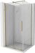 Mexen Velar porte de douche coulissante 120 x 110 cm, transparent, or