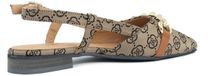Babouche LIMA beige cognac slingback sandalen dames maat 42