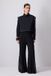 Touché Privé Korte blouse met studs Zwart Dames L