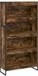 vidaXL Bibliothèque 2 pièces chêne fumé 80 x 30 x 155 cm