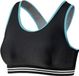 BECO Bikinitop Beactive - B/c-cup - Dames - Polyamide - Zwart/blauw - Maat 34