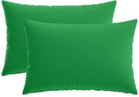 vidaXL - Kussensloop - 2 stuks - HEERLEN - Groen - 30 x 50 cm - Polyester