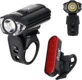 PROX LUPUS II Jeu de lumières de vélo avant et arrière 300 Lm USB-C 1100 mAh