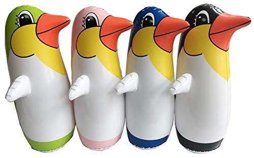 CREACIONES LLOPIS Creations Llopis opblaasbare Pinguino 45 cm 4 Col. 8422802600455 armbanden en zwemmers voor volwassenen, unisex, meerkleurig (meerkleurig), eenheidsmaat