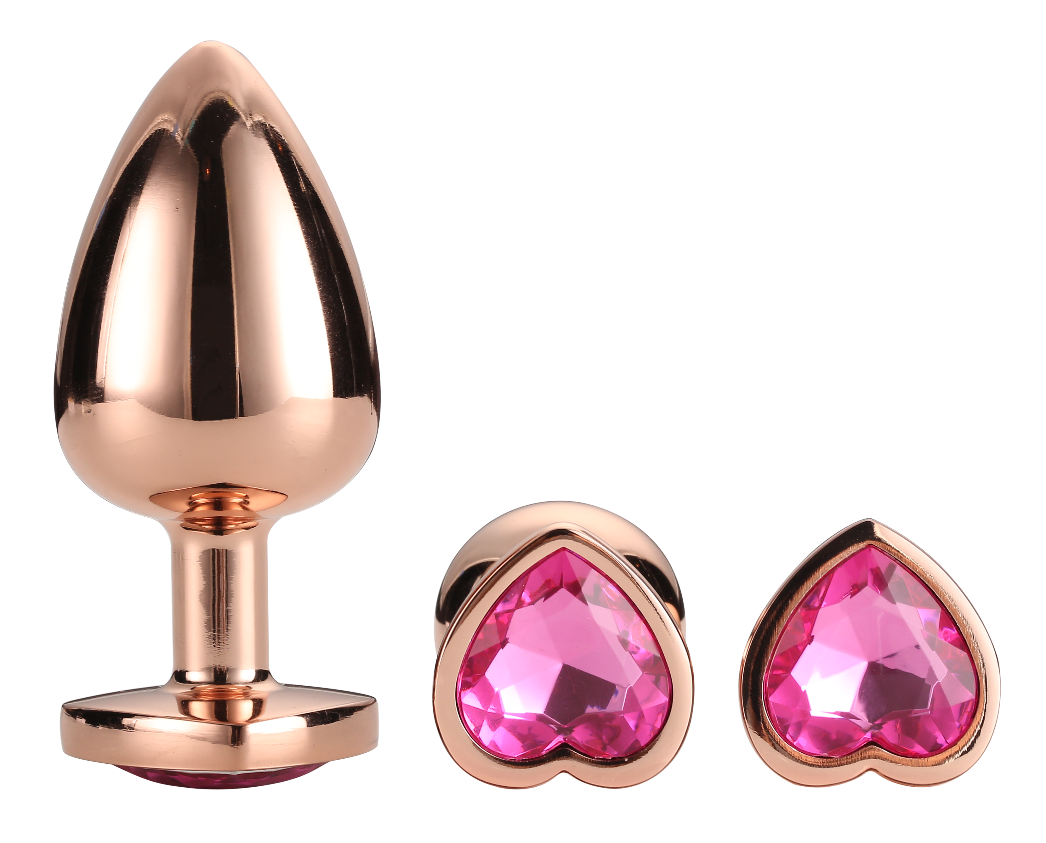 DreamToys Aluminium anaalplug set Gleaming Love - 3 delig