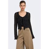 ONLY kanten top - zwart