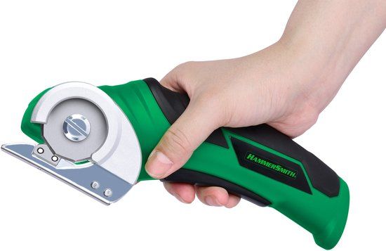 Hammersmith SharpSpin - Daadloze universele snijder - Elektrische schaar - Kartonsnijder - Rolmes - Accuschaar - Snijdt leer, PVC, tapijt, karton en meer