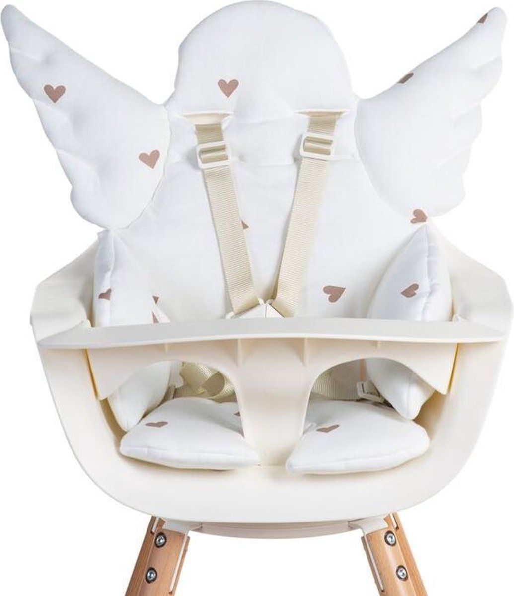 Childhome Zitkussen Universal Angel Heart - Jersey - Hearts