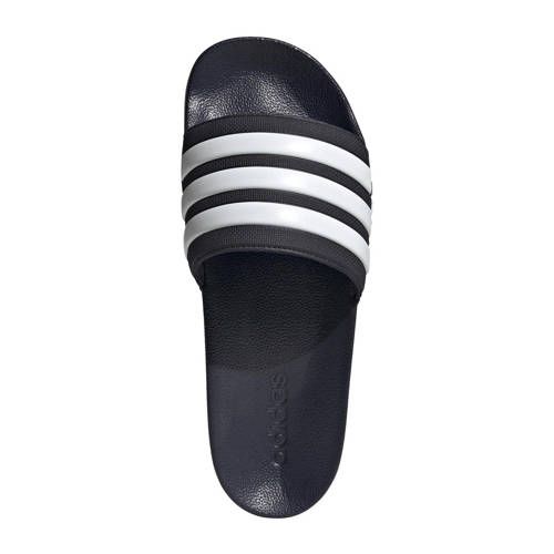 adidas Performance Adilette Shower badslippers donkerblauw/wit