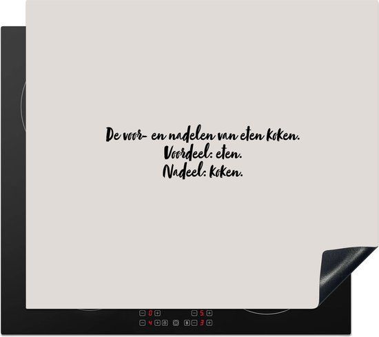 KitchenYeah® Inductie beschermer 58.3x51.3 cm - Inductiebeschermer voor inductiekookplaat - Multicolor